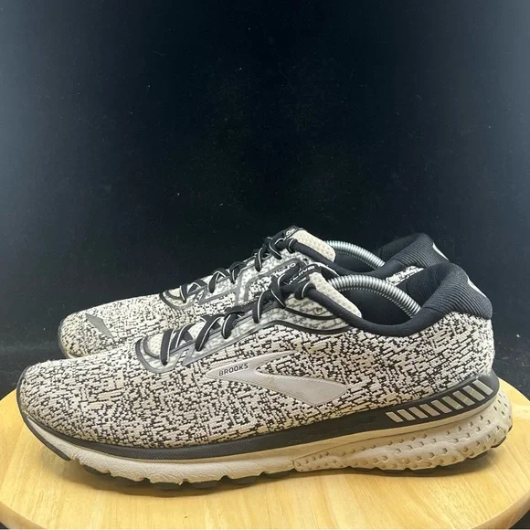 Brooks Womens Adrenaline GTS 20 1202961B167 White Running Shoes Sneakers 13 B - Picture 9 of 10